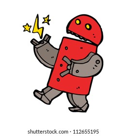 cartoon robot
