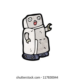 cartoon robot