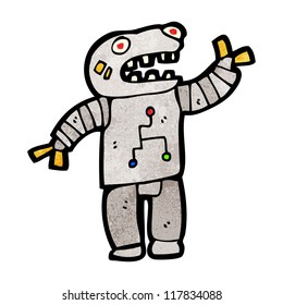 cartoon robot
