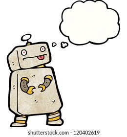 cartoon robot