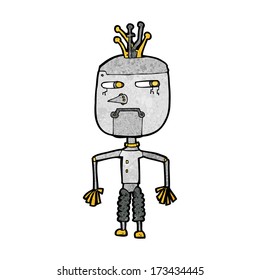 cartoon robot