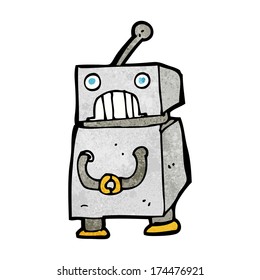 cartoon robot