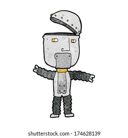 cartoon robot