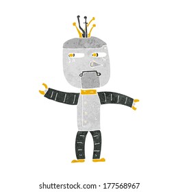 cartoon robot