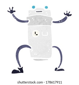 cartoon robot