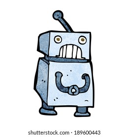 cartoon robot