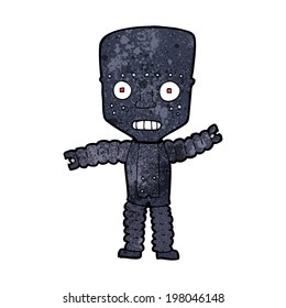 robot de dibujos animados