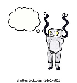 cartoon robot
