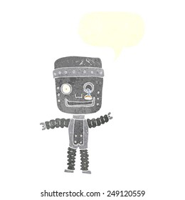 cartoon robot