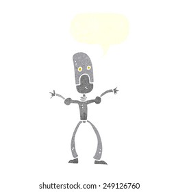 cartoon robot