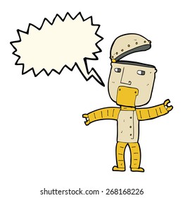 cartoon robot