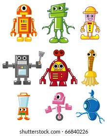 cartoon robot