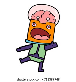 cartoon robot