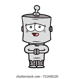robot de dibujos animados