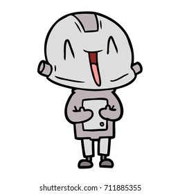 cartoon robot