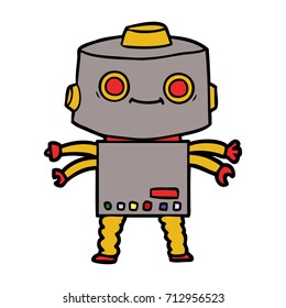 cartoon robot