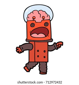 cartoon robot