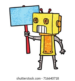 cartoon robot