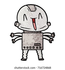 cartoon robot