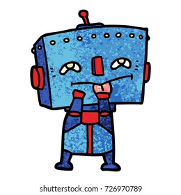 cartoon robot