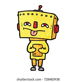 cartoon robot