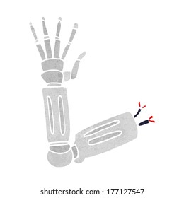 cartoon robot arm