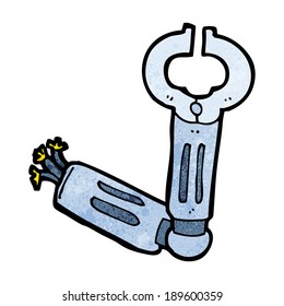 Cartoon-Roboterarm