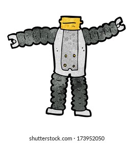 cartoon robot body (mix and match cartoons or add own photos)