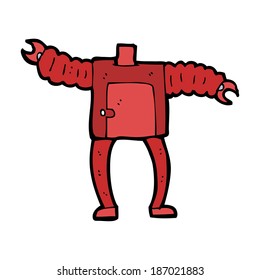 cartoon robot body (mix and match cartoons or add own photos)