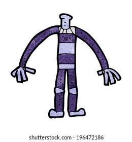cartoon robot body (mix and match cartoons or add own photo head)