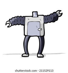 cartoon robot body (mix and match cartoons or add own photos)