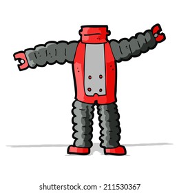 cartoon robot body (mix and match cartoons or add own photos)