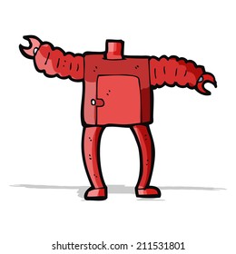 cartoon robot body (mix and match cartoons or add own photos)