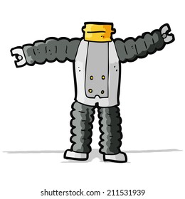 cartoon robot body (mix and match cartoons or add own photos)