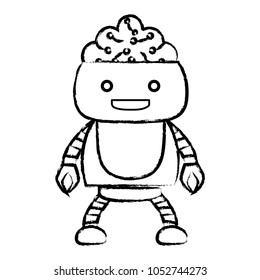 Cartoon robot design 