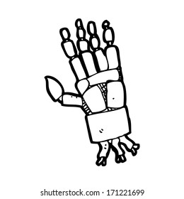 cartoon robot hand