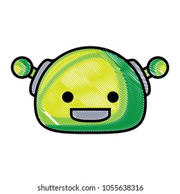 cartoon robot head design