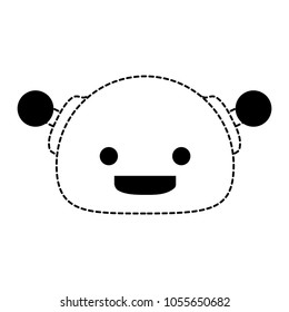 cartoon robot head design