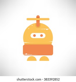 cartoon robot icon
