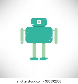 cartoon robot icon