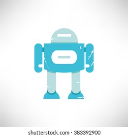 cartoon robot icon