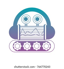 cartoon robot icon