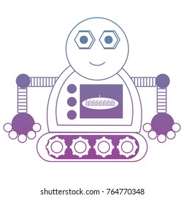 cartoon robot icon