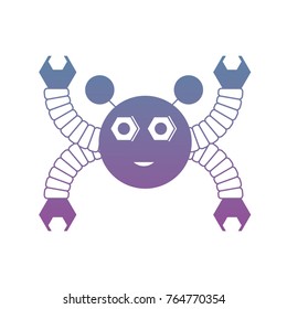 cartoon robot icon