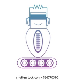 cartoon robot icon