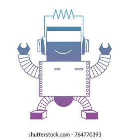 cartoon robot icon