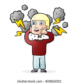 cartoon robot impersonating human