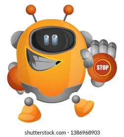 Cartoon Robot Printer Illustration Vector On Stock Vector (Royalty Free ...