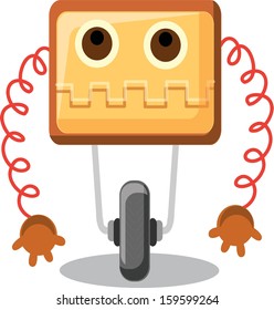 Cartoon robots set - vector 