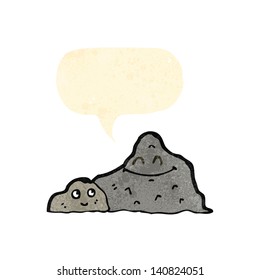 cartoon rocks talking